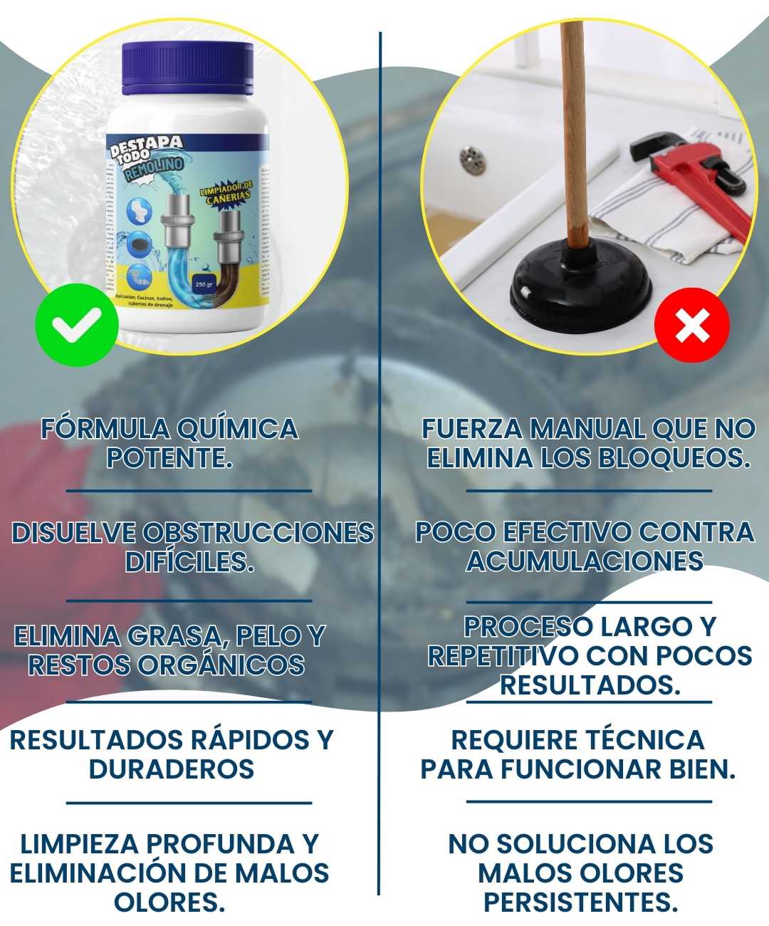 DESTAPADOR DE CAÑERÍAS PROFESIONAL