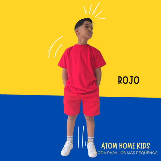 CONJUNTO NIÑO CAMISETA + BERMUDA