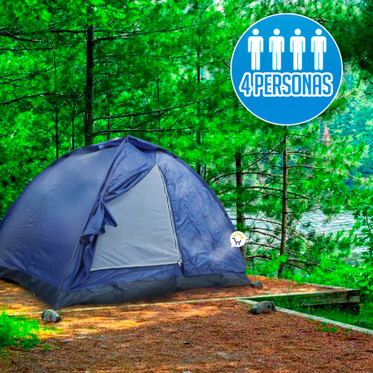 Carpa Camping Armable Para 4 Personas