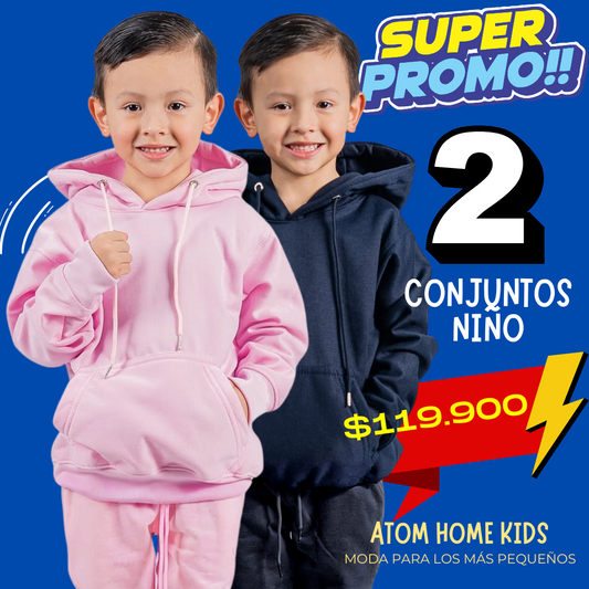 CONJUNTO NIÑO HOODIE + JOGGER